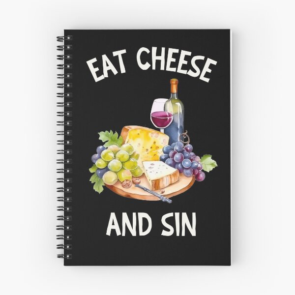 Item preview, Eat Cheese and sin designed and sold by SunnyFunnyArt.