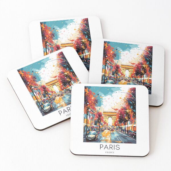 Item preview, A Pop Art Travel Print of Paris - France designed and sold by StudioRedKoala.