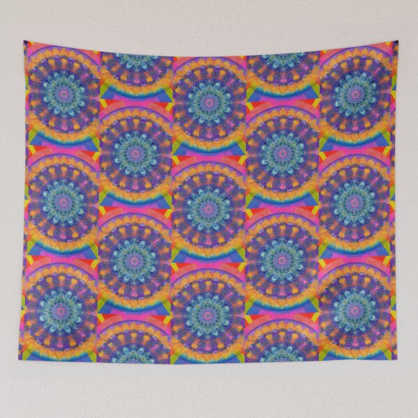 Item preview, Painted Mandala Circle Art 54 by MMA designed and sold by spacemandala.