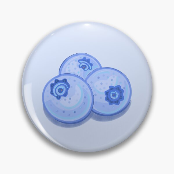 Item preview, Cute blue berries with pastel colors designed and sold by Florvolcanica.