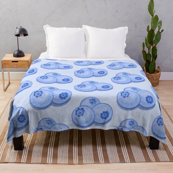 Item preview, Cute blue berries with pastel colors designed and sold by Florvolcanica.
