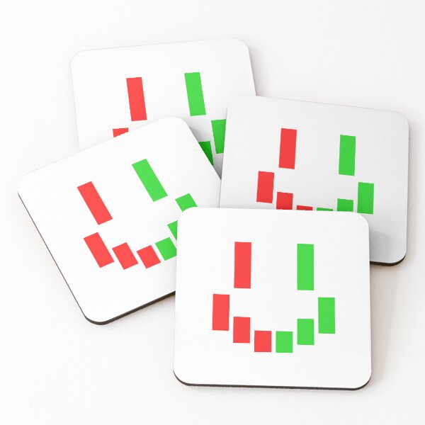 Item preview, Candlestick Bar Chart Smile Stock Market Trader designed and sold by Zeeph.