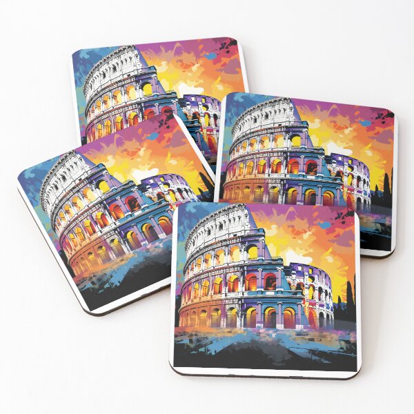 Item preview, A Pop Art Travel Print of Rome - Italy designed and sold by StudioRedKoala.