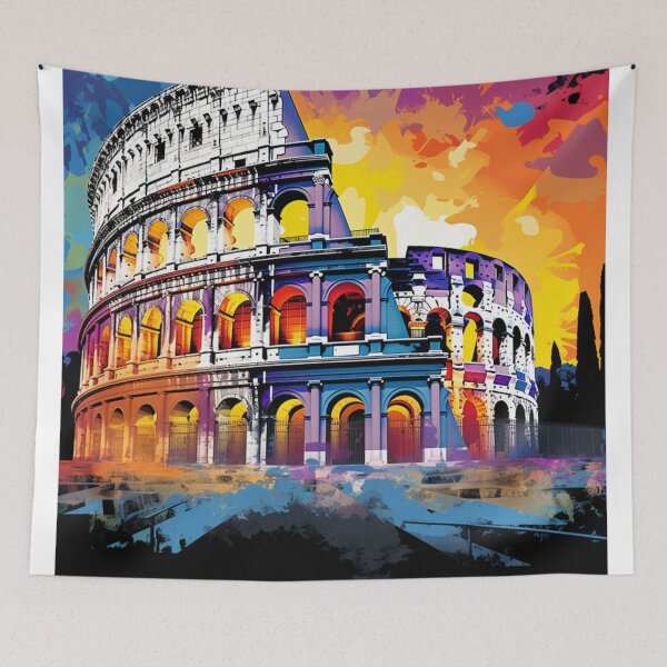 Item preview, A Pop Art Travel Print of Rome - Italy designed and sold by StudioRedKoala.