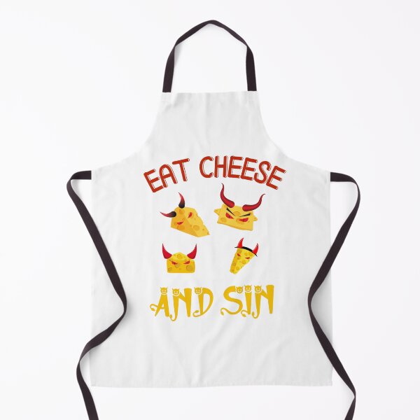 Item preview, Eat Cheese and Sin designed and sold by SunnyFunnyArt.