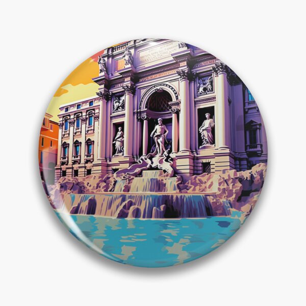 Item preview, A Pop Art Travel Print of Rome - Italy designed and sold by StudioRedKoala.
