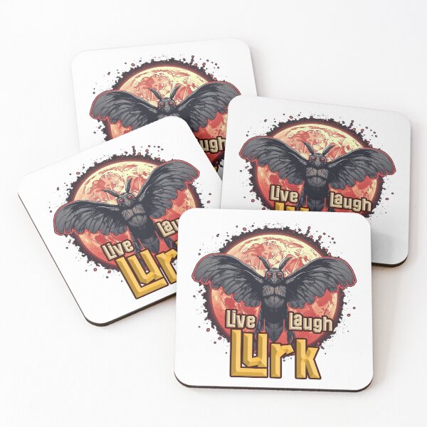 Item preview, Mothman: Live Laugh Lurk designed and sold by Bug & Brush.