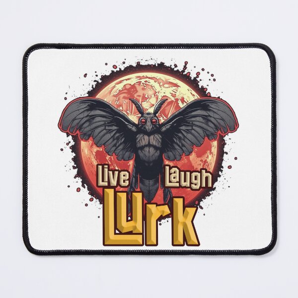 Item preview, Mothman: Live Laugh Lurk designed and sold by Bug & Brush.
