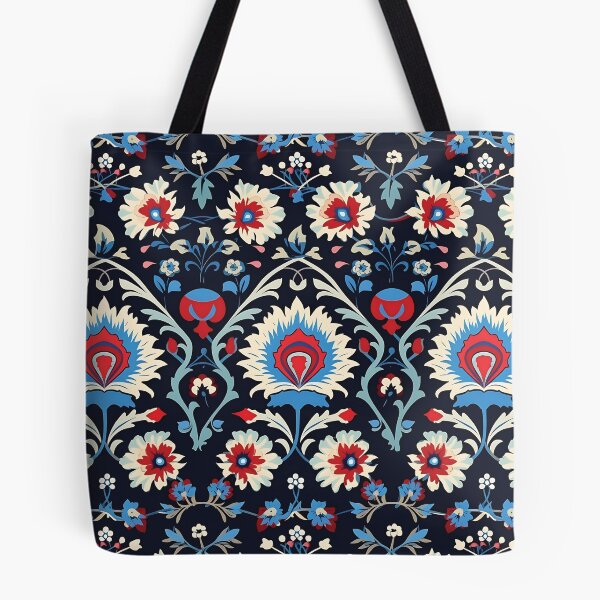 Artikelvorschau, Osmanischer Palast entwirft dunkles Blumenmuster entworfen und verkauft von Ottoman Palace Designs.