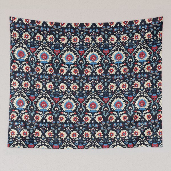 Artikelvorschau, Osmanischer Palast entwirft dunkles Blumenmuster entworfen und verkauft von Ottoman Palace Designs.