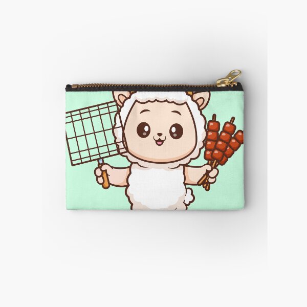 Item preview, Cute Sheep Holding Beef | Cartoon Vector Illustration designed and sold by hjian8219.