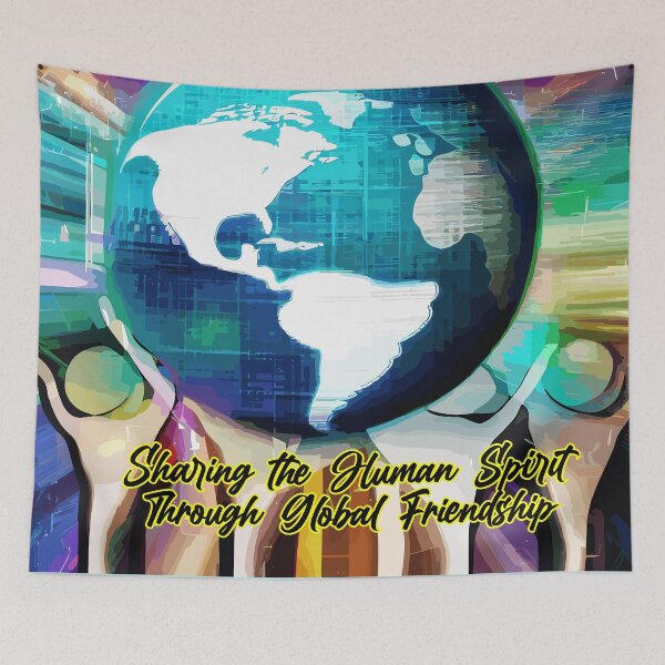 Item preview, Sharing the Human Spirit Through Global Friendship designed and sold by JHANL.