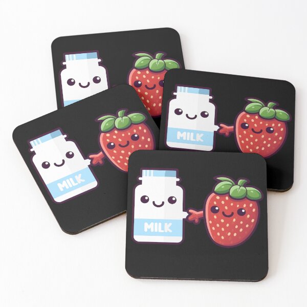 Item preview, Strawberry Milkshake | Wild Strawberry designed and sold by Mini Pandas.