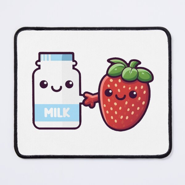 Item preview, Strawberry Milkshake | Wild Strawberry designed and sold by Mini Pandas.