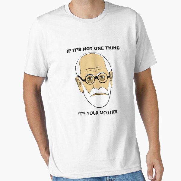 Item preview, PSYCHOLOGY FUN - Sigmund Freud Image & Saying designed and sold by BWBConcepts.