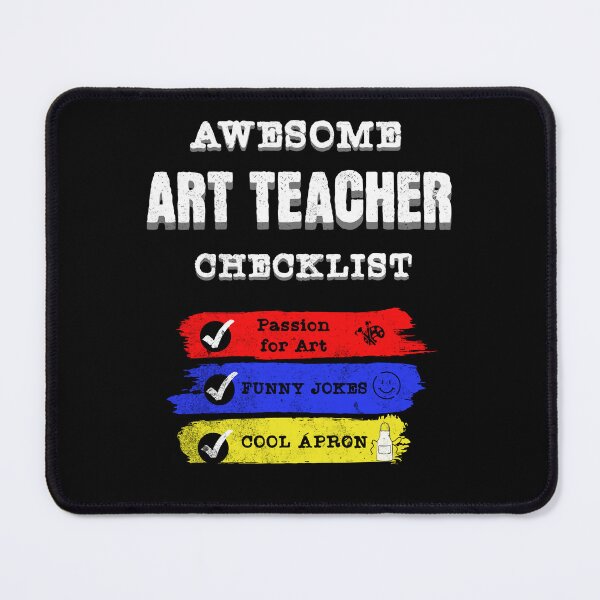 Item preview, Awesome Art Teacher Checklist designed and sold by Bubblesfontaine.