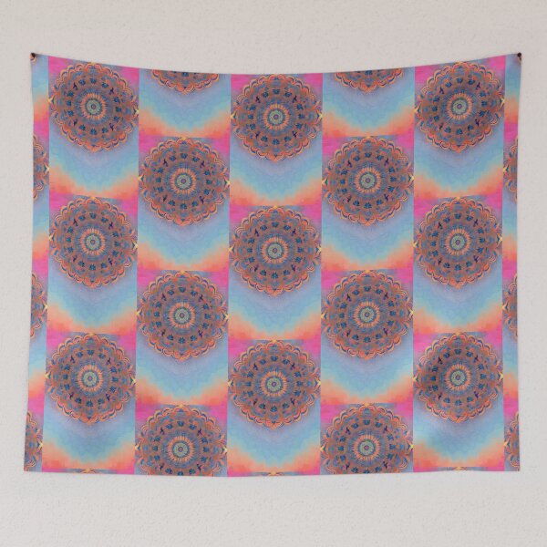 Item preview, Painted Mandala Circle Art 52 by MMA designed and sold by spacemandala.