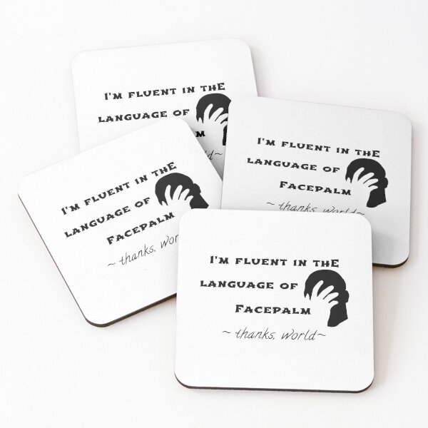 Item preview, Language of Facepalm designed and sold by EyeLuminous.