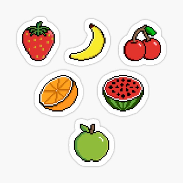 Pixel art bunch grapes icon 32x32 Royalty Free Vector Image