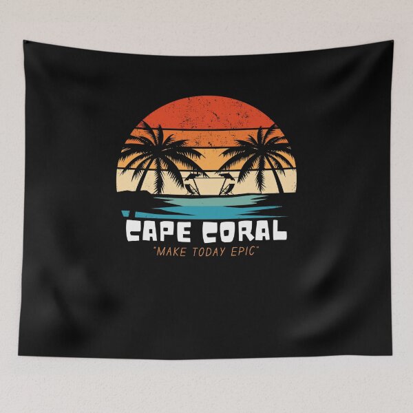 Item preview, Cool Cape coral florida vacation beach retro designed and sold by Jeangel97.