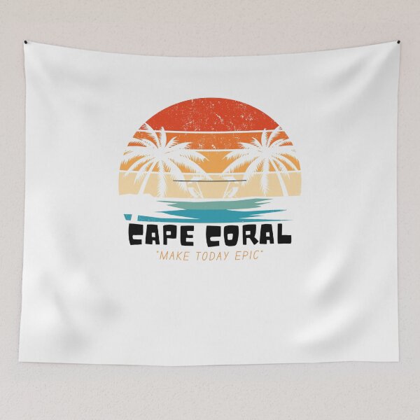 Item preview, Cool Cape coral florida vacation beach retro designed and sold by Jeangel97.
