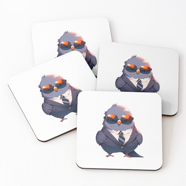 Item preview,  Spy Pigeon wearing a suit and sunglasses  designed and sold by Hasan Habeeb.