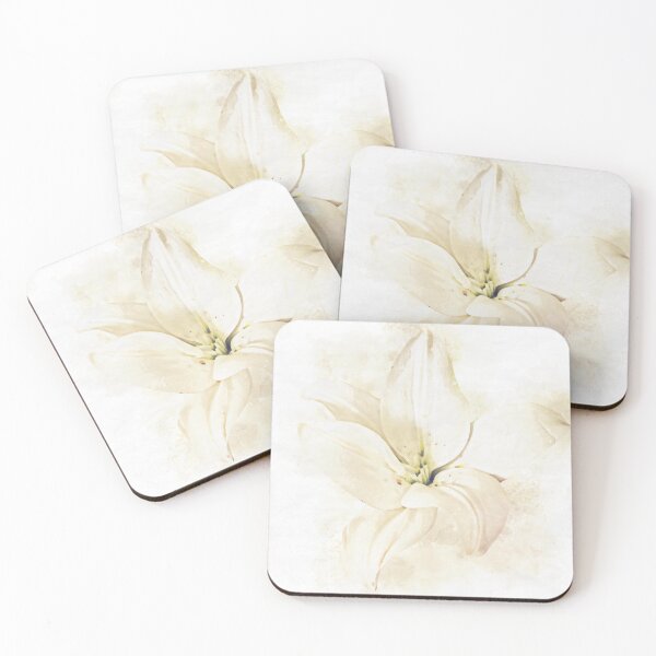 Item preview, White Lily, Watercolour Flower designed and sold by DefintionArt.