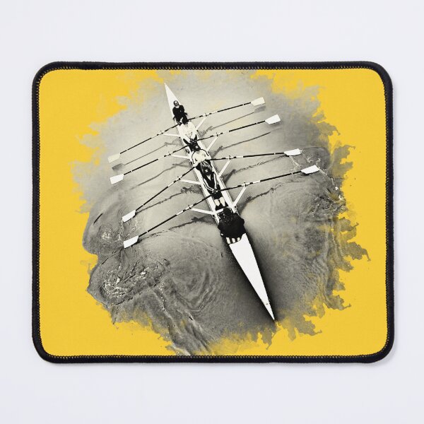 Item preview, Rowers Rowing Regatta in Yellow designed and sold by Michael van der Hoorn.
