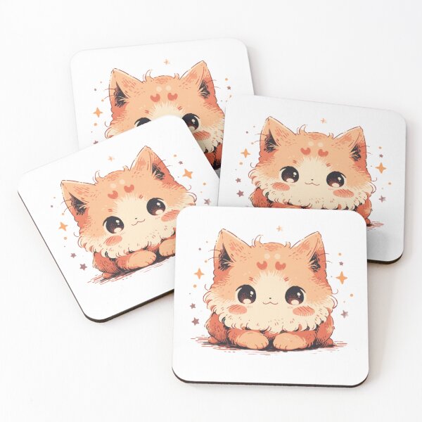 Item preview, cute cartoon cat-2 designed and sold by Algaefield.