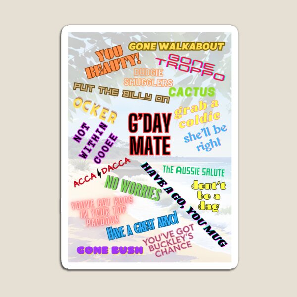 Item preview, Aussie Sayings designed and sold by TeeGeeTees.