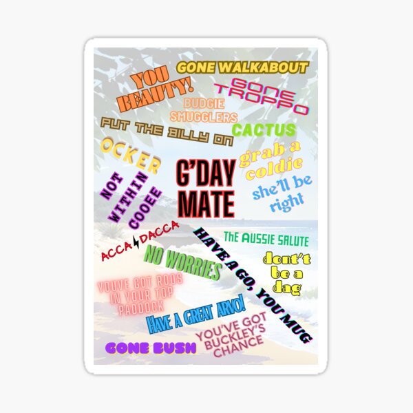 Item preview, Aussie Sayings designed and sold by TeeGeeTees.