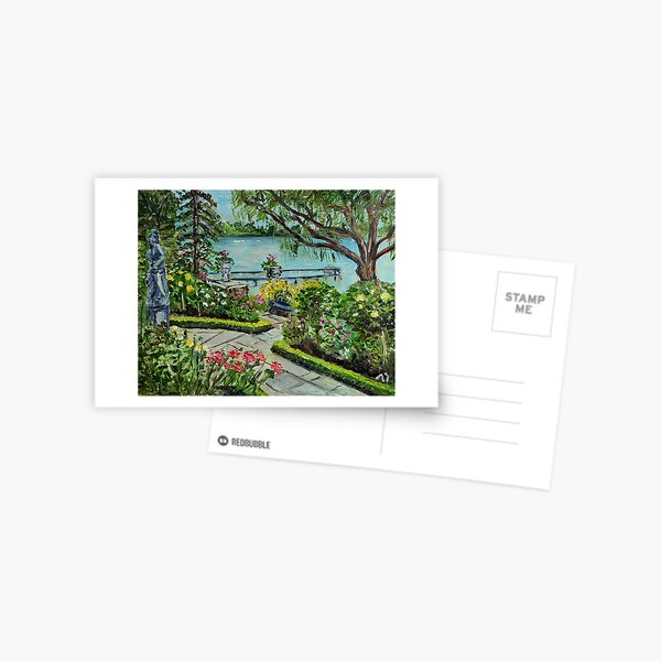 Riverside Garden Postcard
