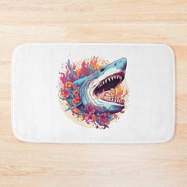 Item preview, Hungry Shark Eating Vintage Pinup Model designed and sold by MysticOzzy.