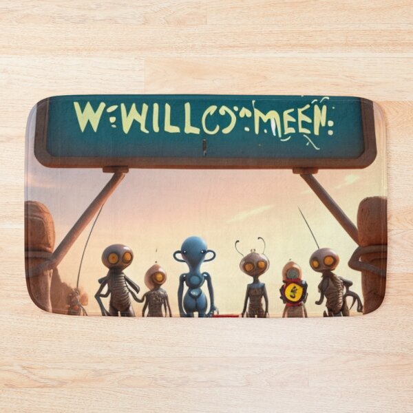 Item preview, Welcome, humans designed and sold by MSenaArt.