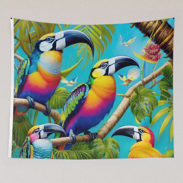 Item preview, The Tropical Toucan Birds designed and sold by purplesensation.