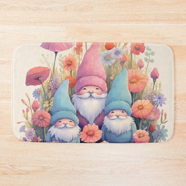 Item preview, Happy Gnomes designed and sold by LadybellVintage.