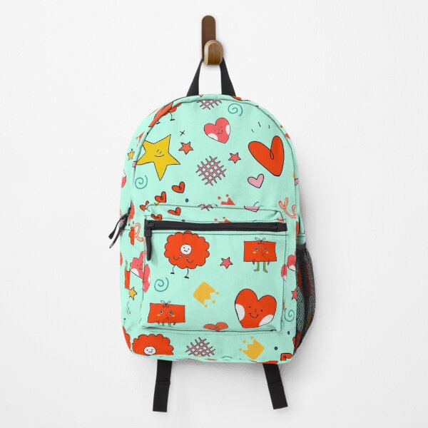 Item preview, Pattern with fun doodles of hearts and flowers, Illustration with small and tender hearts. designed and sold by Malogue.