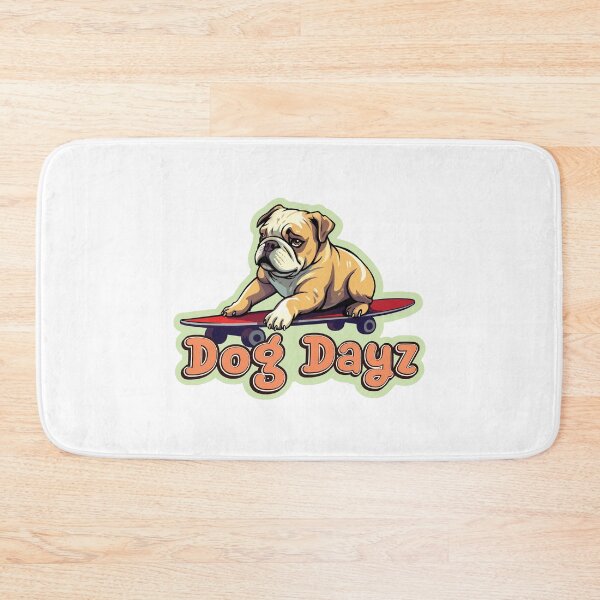 Item preview, Bull Dog on Skateboard 001 designed and sold by SquishyKitkat.