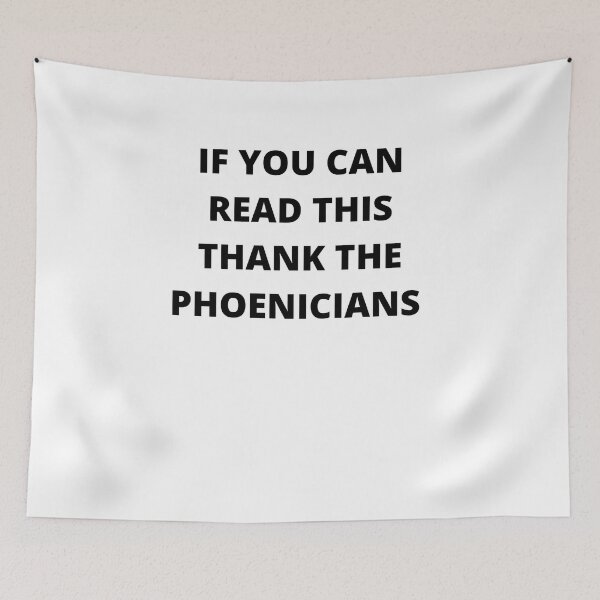 Item preview, Funny phoenician pun reading this men women designed and sold by Jeangel97.