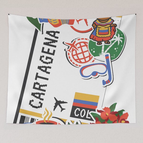 Item preview, Cartagena Colombia Boarding Pass designed and sold by funnylifeusa.