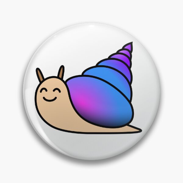 Item preview, Purple-Blue Happy Snail Cone Shell designed and sold by TheBindle.