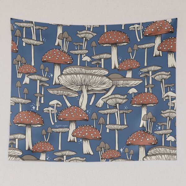 Item preview, Magical Forest Mushrooms - Autumn Neutrals designed and sold by Elizabeth Weglein.