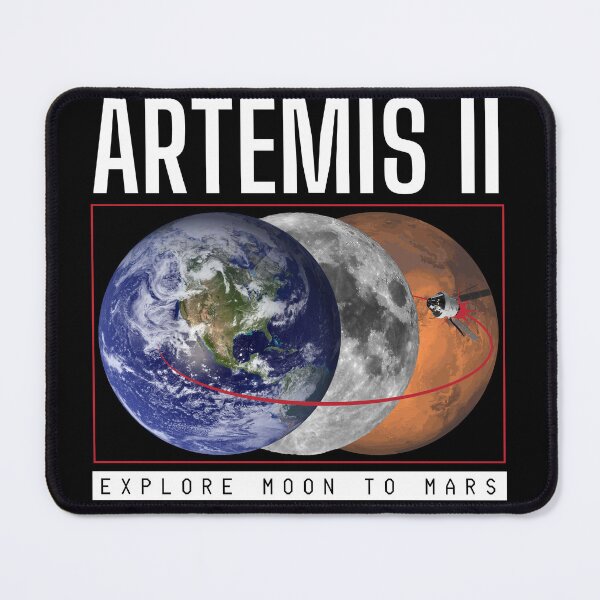 Item preview, Artemis 2 Moon Mission, First Crewed Flight Since Apollo designed and sold by marboywonderboy.