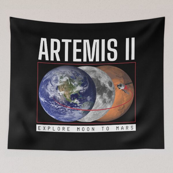 Item preview, Artemis 2 Moon Mission, First Crewed Flight Since Apollo designed and sold by marboywonderboy.