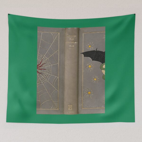 Item preview, 'The Eerie Book' antique cover with bat	 designed and sold by ezorkzdzave59.