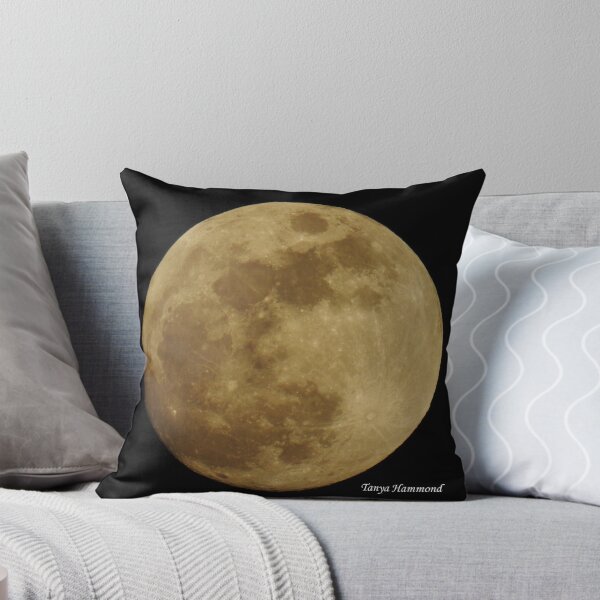 Mystical Full Moon Throw Pillow