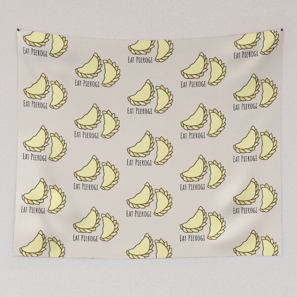 Item preview, Ilustración en línea de bola de masa hervida "Eat Pierogi" designed and sold by mariakostory.