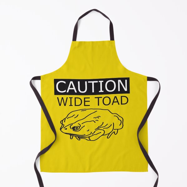 Item preview, Caution Wide Toad designed and sold by yodelbat.