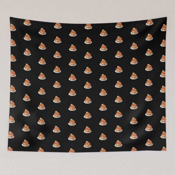 Item preview, Octopancake (Black Mini Pattern) designed and sold by octopuscafe.