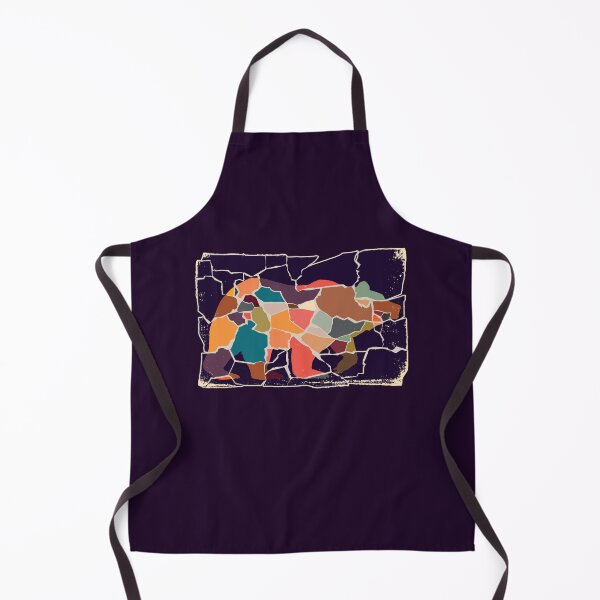 Item preview, Abstract Colorfully Cracked Bear Design designed and sold by CosmicPatriot.